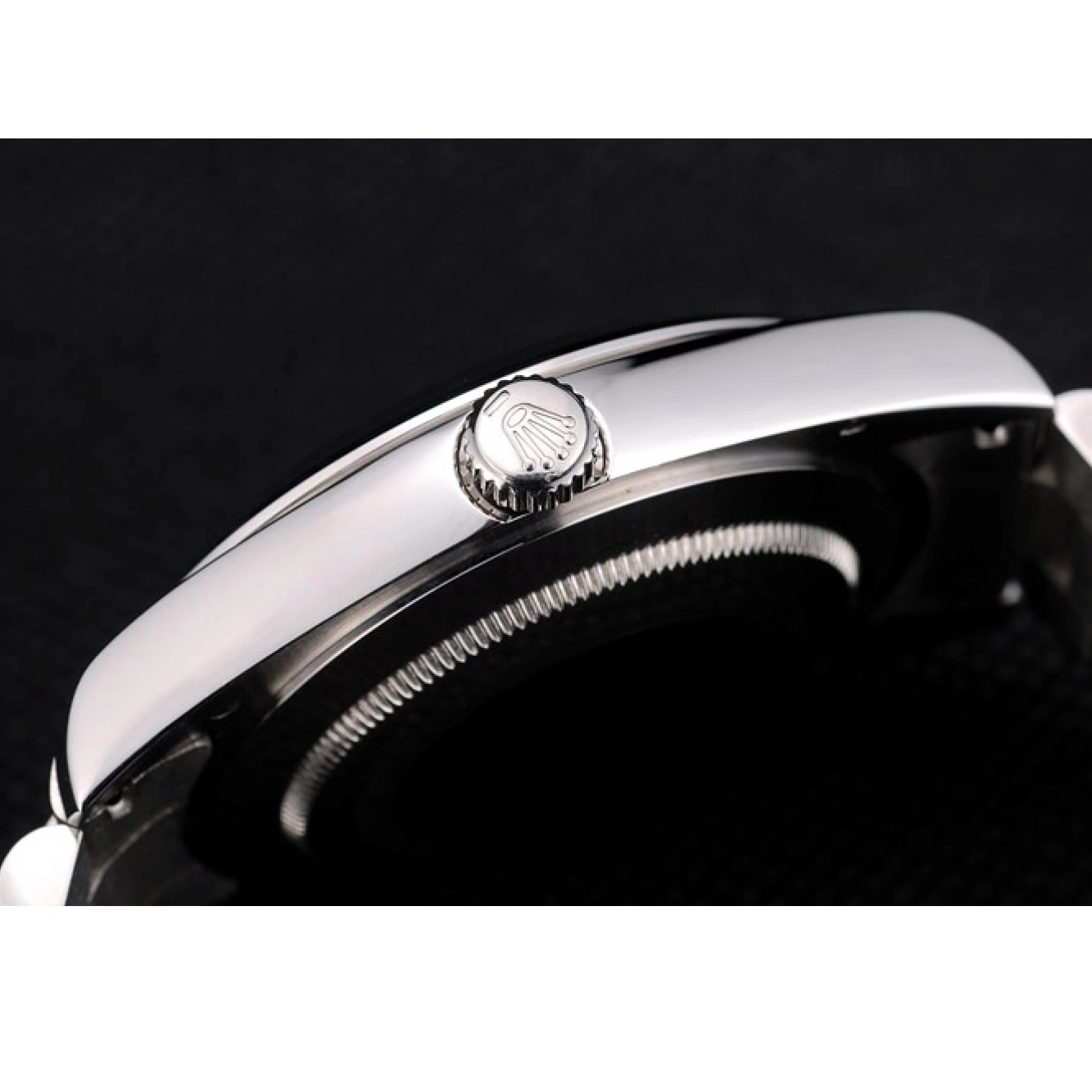 Aaa replica watch Grey Swiss Rolex Stainless Bezel DateJust Polished Dial Steel 42000 0617